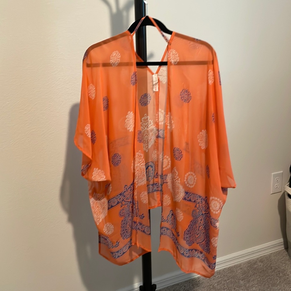 Francescas sheer shawl/ cardigan